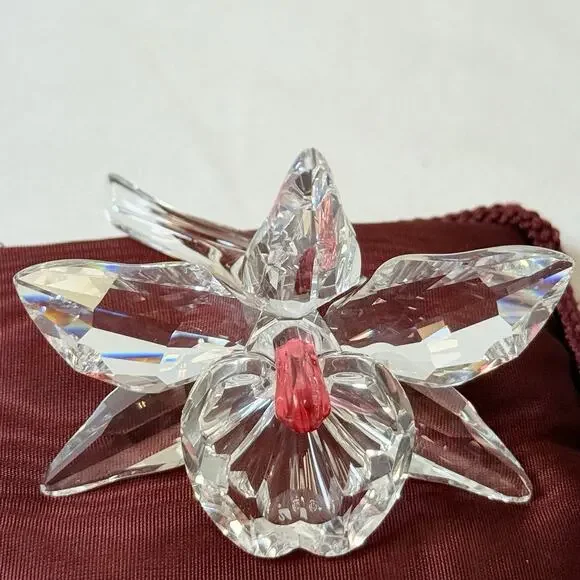 Swatovski Crystal Pink Orchid /W Box 200287 - Picture 10 of 15
